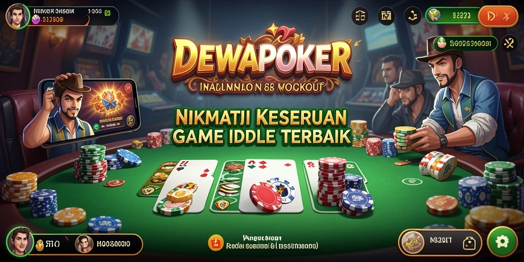 Screenshot DEWAPOKER menunjukkan gameplay santai dan strategi yang mendebarkan.