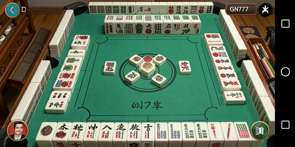 Tampilan gameplay Mahjong yang menarik dan penuh tantangan.