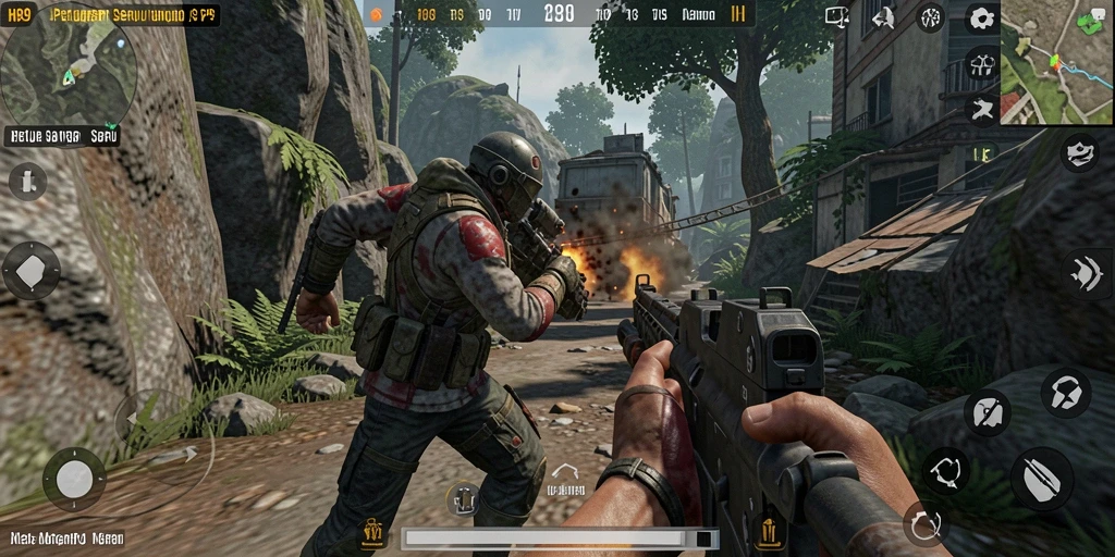 Gameplay H89 menampilkan aksi menegangkan dan grafis yang mengesankan.