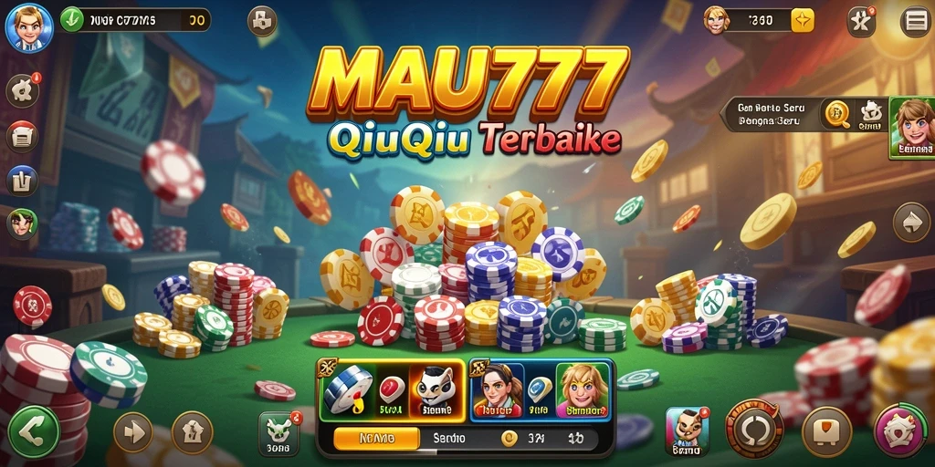 Tampilan menarik dari gameplay seru QiuQiu di MAU777.