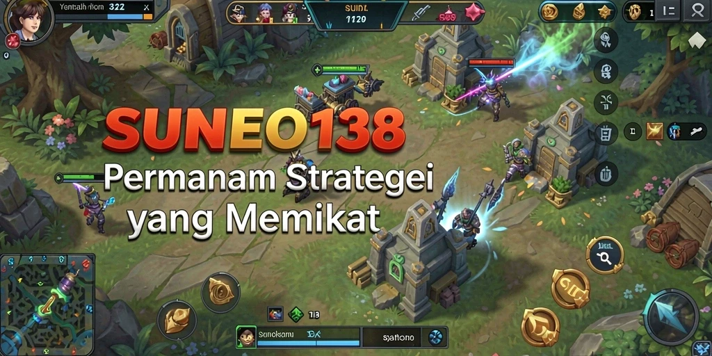 Screenshot SUNEO138 menunjukkan aksi gameplay strategi yang intens.