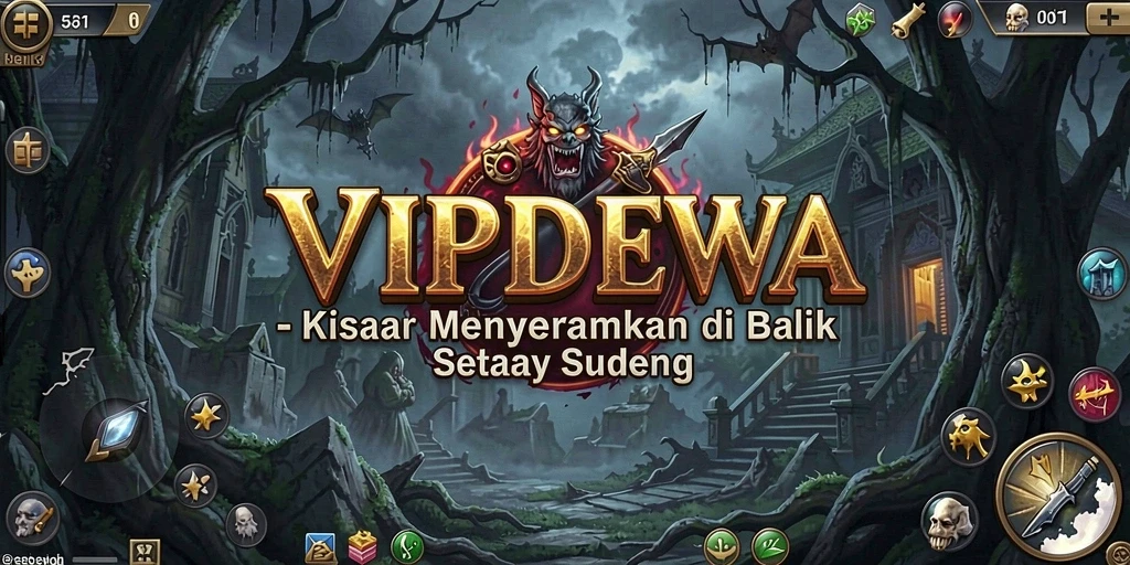 Tampilan menegangkan dari gameplay VIPDEWA dengan suasana Horror.